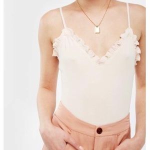 CAPULET FRAISE BODYSUIT - BLUSH NWT